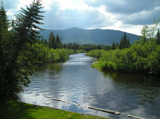Stetsontown Twp. Kennebago River from Aldrich camp