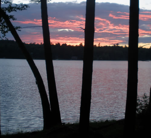 Enjoy a glorious summer sunset on Marancook Lake, Readfield.<br />Photo credit Katie Jennings Enjoy a glorious summer sunset on Marancook Lake, Readfield. Photo credit Katie Jennings
