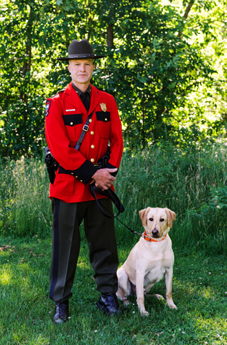 Warden Jake Voter and K9 Koda